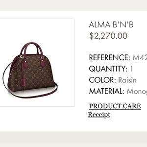 Louis Vuitton Alma B’N’B